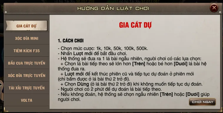 Minigame Mini Gia Cát Dự Tại B52 Club Nghệ Thuật Dự Đoán Số Học Nhận Thưởng Cực Lớn