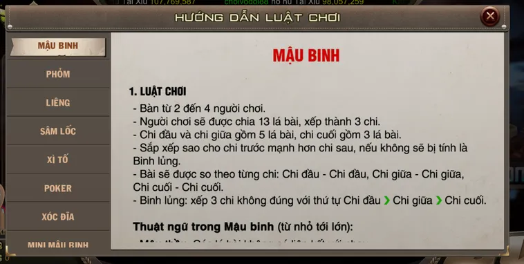 Mậu Binh Tại B52 Club Bí Quyết Xếp Bài Thần Tốc Thắng Lớn Cho Người Mới