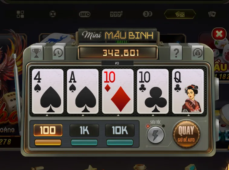 Minigame Mini Mậu Binh Tại B52 Club Đấu Trường Xếp Bài Siêu Tốc Thu Lợi Nhuận Khủng