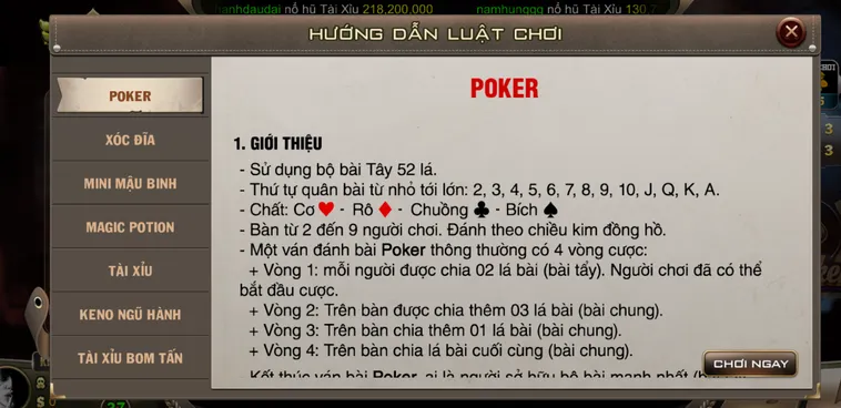 Poker Tại B52 Club Hướng Dẫn Kỹ Thuật Đặt Cược Chắc Thắng Cho Tân Thủ